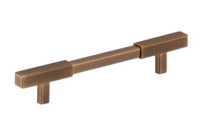 Armac Martin Digbeth Ridged Cabinet Handle with Backplate