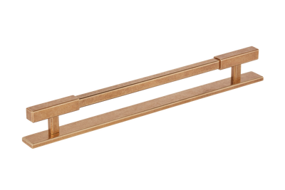 Armac Martin Digbeth Plain Cabinet Handle with Backplate