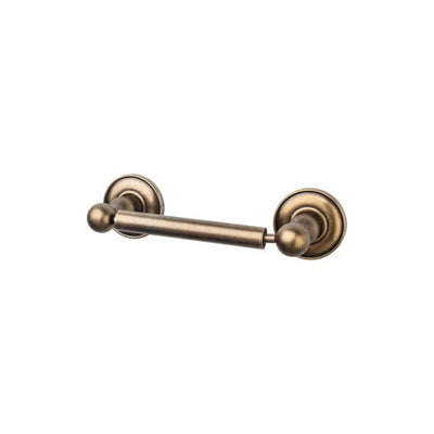 Top Knobs Edwardian Bath Tissue Holder, Plain Backplate in German Bronze