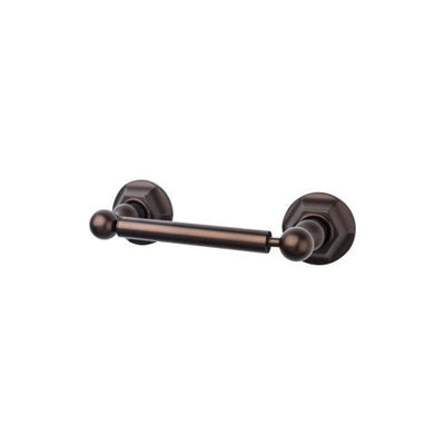 Top Knobs Edwardian Bath Tissue Holder, Hex Backplate in Oil Rubbed Bronze