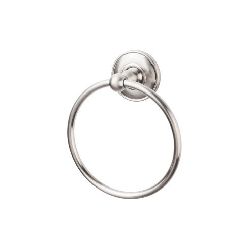 Top Knobs Edwardian Bath Ring, Plain Backplate