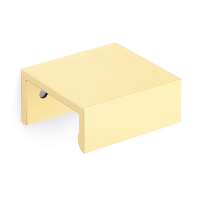 Armac Martin Edgbaston Finger Pull in 50mm / Satin Brass Satin Lacquered