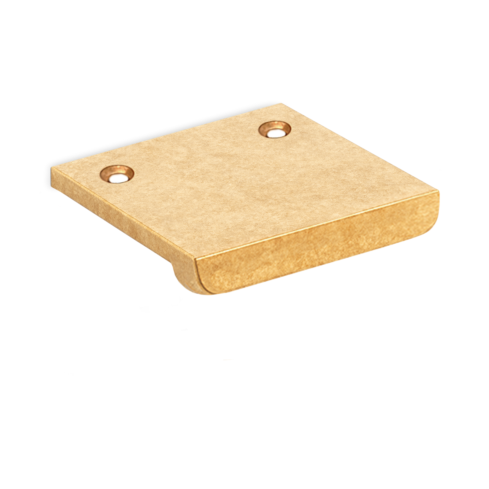 Armac Martin Edgbaston Curved Square Lip Finger Pull Top Fixed in 50mm / Aged Copper