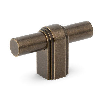 Armac Martin Gaumont T-bar Handle in 64mm / Dark Aged Brass