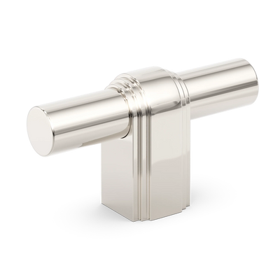Armac Martin Gaumont T-bar Handle in 64mm / Polished Nickel Plate