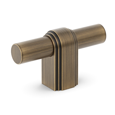 Armac Martin Gaumont T-bar Handle in 64mm / Satin Antique Satin Lacquered