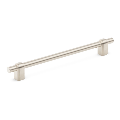Armac Martin Gaumont Cabinet Handle in 96mm / Satin Nickel Plate