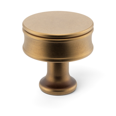 Armac Martin Grove Bamboo Cabinet Knob in 25mm / Fine English Antique