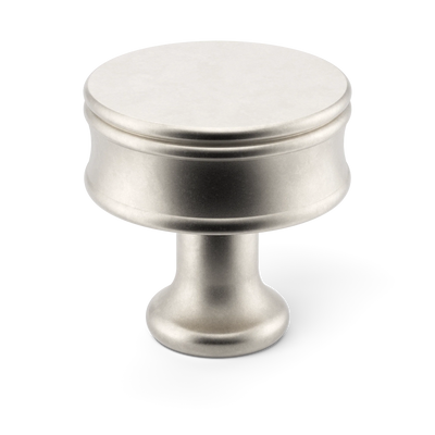 Armac Martin Grove Bamboo Cabinet Knob in 25mm / Barrelled Nickel Plate