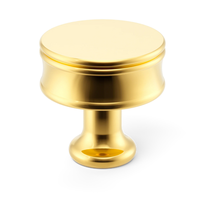 Armac Martin Grove Bamboo Cabinet Knob in 25mm / Polished Brass Lacquered
