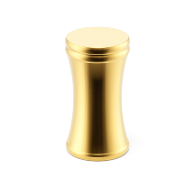 Armac Martin Grove Bamboo Thumb Knob in 19mm / Polished Brass Lacquered