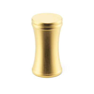 Armac Martin Grove Bamboo Thumb Knob in 19mm / Satin Brass Lacquered