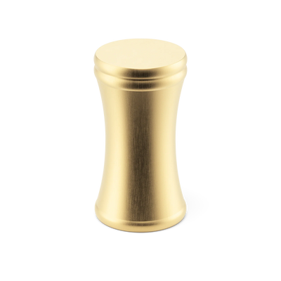 Armac Martin Grove Bamboo Thumb Knob in 19mm / Satin Brass Unlacquered