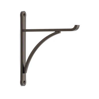 Armac Martin Harborne Brass Shelf Bracket in 190mm / Dark Bronze