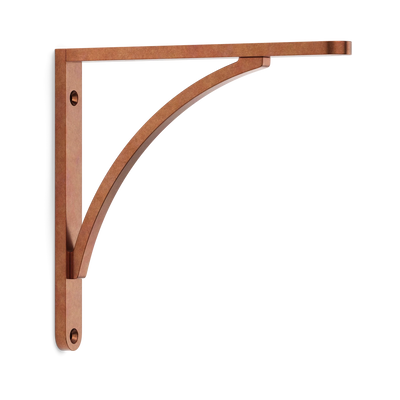 Armac Martin Handsworth Flush Mounted Shelf Bracket in 150mm / Aged Copper