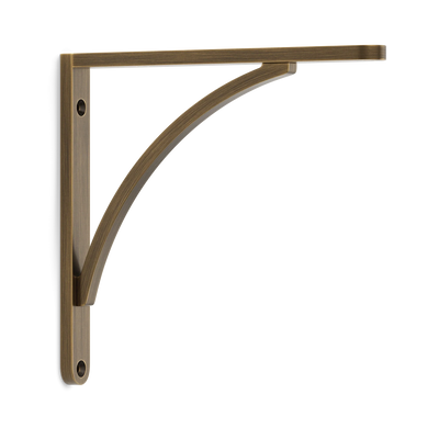 Armac Martin Handsworth Flush Mounted Shelf Bracket in 150mm / Satin Antique Satin Lacquered