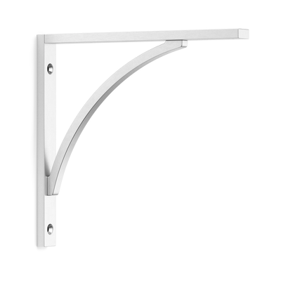 Armac Martin Hockley Flush Mounted Shelf Bracket in 150mm / Satin Chrome Plate