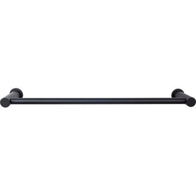 Top Knobs Hopewell Bath Towel Bar 30" in Flat Black