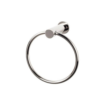Top Knobs Hopewell Bath Ring in Polished Nickel