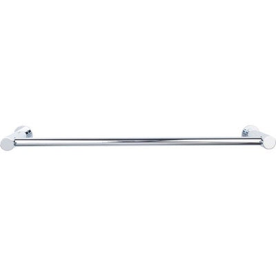Top Knobs Hopewell Bath Towel Bar 18" in Polished Chrome