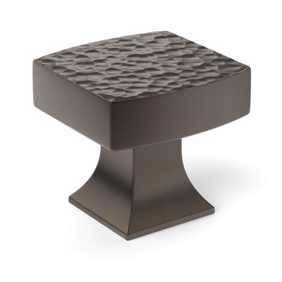 Armac Martin Harold Hammered Cabinet Knob in 32mm / Dark Bronze