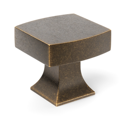 Armac Martin Harold Plain Cabinet Knob in 32mm / Dark Aged Brass