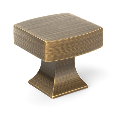 Armac Martin Harold Plain Cabinet Knob in 32mm / Satin Antique Satin Lacquered
