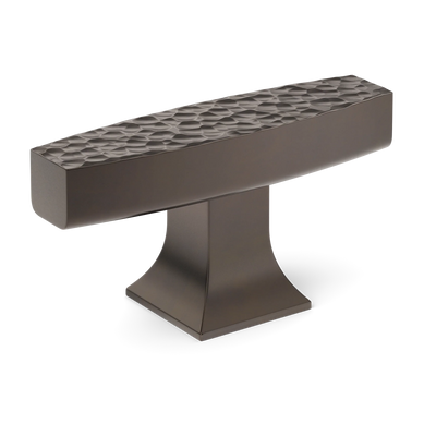 Armac Martin Harold Hammered T-bar Handle in 58mm / Dark Bronze