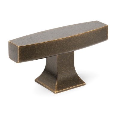 Armac Martin Harold Plain T-bar Handle in 58mm / Dark Aged Brass