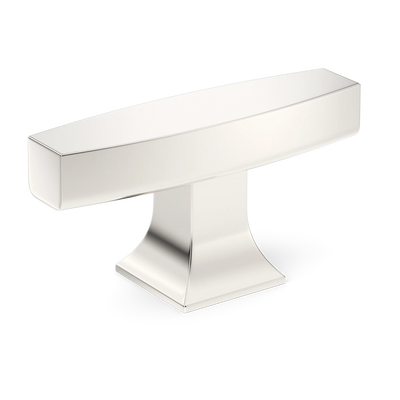 Armac Martin Harold Plain T-bar Handle in 58mm / Polished Nickel Plate