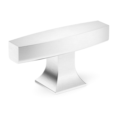 Armac Martin Harold Plain T-bar Handle in 58mm / Satin Chrome Plate