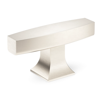 Armac Martin Harold Plain T-bar Handle in 58mm / Satin Nickel Plate