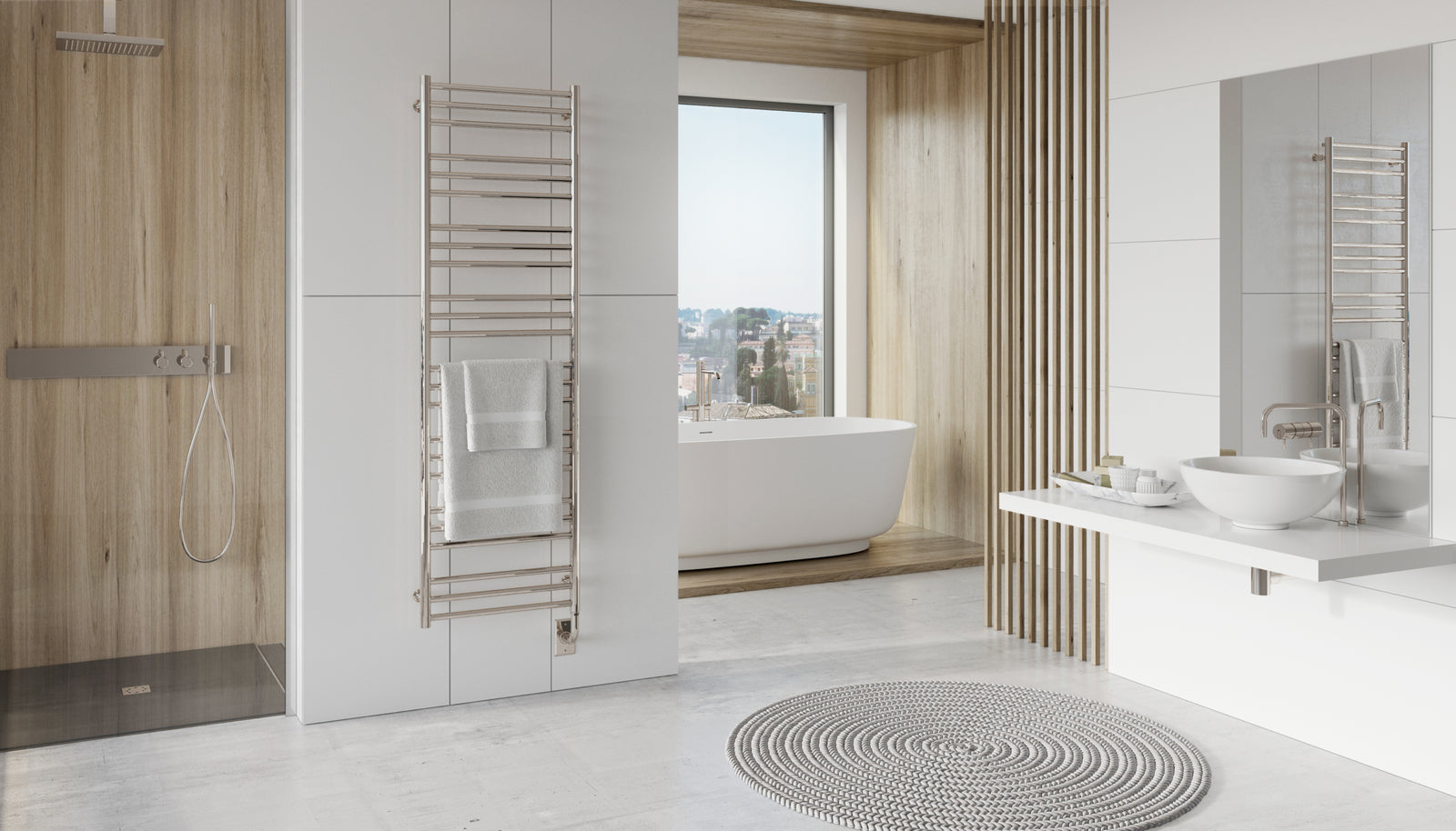 23.5"x31" Sorano Electric Towel Warmer