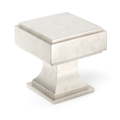 Armac Martin Jefferson Cabinet Knob in 25mm / Barrelled Nickel Plate