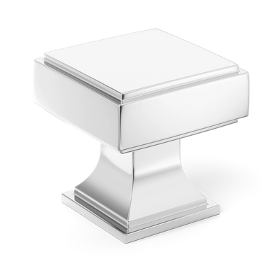 Armac Martin Jefferson Cabinet Knob in 25mm / Polished Chrome Plate