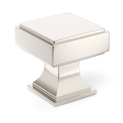 Armac Martin Jefferson Cabinet Knob in 25mm / Polished Nickel Plate