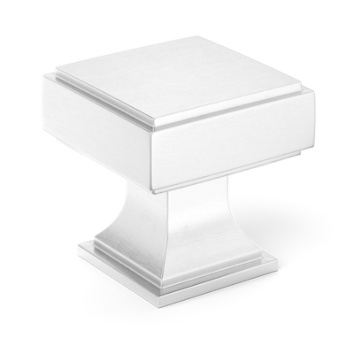 Armac Martin Jefferson Cabinet Knob in 25mm / Satin Chrome Plate