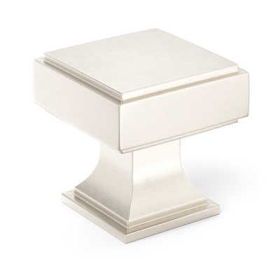 Armac Martin Jefferson Cabinet Knob in 25mm / Satin Nickel Plate