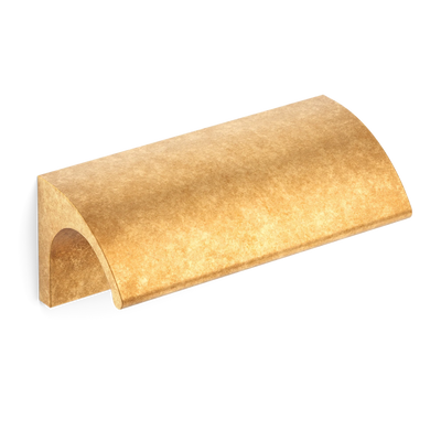 Armac Martin Jaspette Finger Pull in 50mm / Burnished Brass