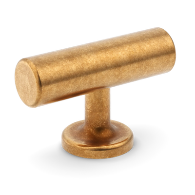 Armac Martin Kingsheath T-bar Handle in 55mm / Burnished Brass