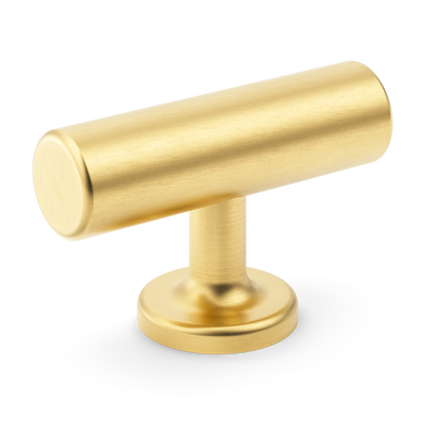 Armac Martin Kingsheath T-bar Handle in 55mm / Satin Brass Lacquered