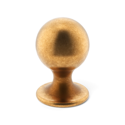 Armac Martin Latchford Cabinet Knob in 25mm / Burnished Brass