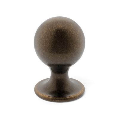 Armac Martin Latchford Cabinet Knob in 25mm / Dark Aged Brass