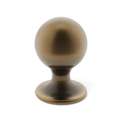 Armac Martin Latchford Cabinet Knob in 25mm / Satin Antique Satin Lacquered