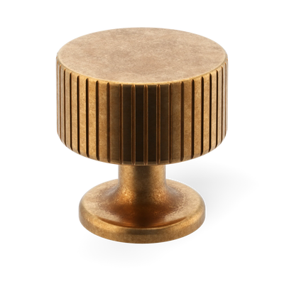 Armac Martin Leebank Cabinet Knob in 32mm / Burnished Brass