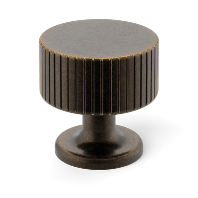 Armac Martin Leebank Cabinet Knob in 32mm / Dark Aged Brass