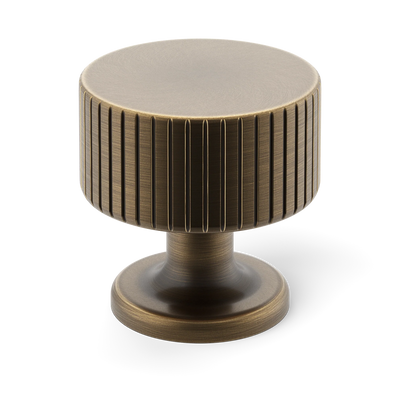 Armac Martin Leebank Cabinet Knob in 32mm / Satin Antique Satin Lacquered