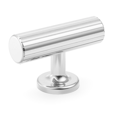 Armac Martin Leebank T-bar Handle in 55mm / Polished Chrome Plate