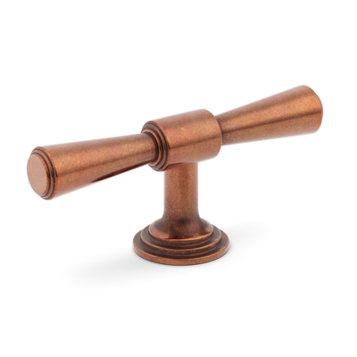 Armac Martin Lincoln T-bar Handle in 82mm / Aged Copper