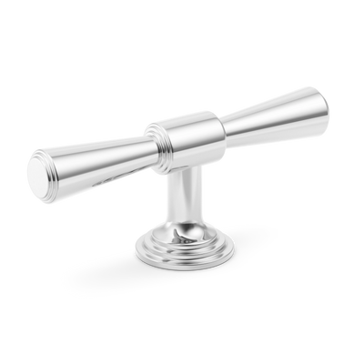 Armac Martin Lincoln T-bar Handle in 82mm / Polished Chrome Plate
